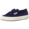 SUPERGA 2750 COTJSTRAP CLASSIC, Sneaker, Unisex - Bambini e ragazzi, Blu (Navy 933), 34 EU