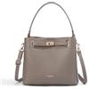 David Jones - Borsa a Mano Secchio Indossato a Spalla - Borsa a tracolla di medie dimensioni - 3 scomparti multitasche - Elegante classico chic città alla moda Designer Bucket Bag