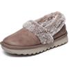 Skechers Cozy UpSlipper Donna, Micropelle Taupe Pelliccia sintetica, 36 EU