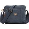 Troop London TRP0235 Classic Canvas Borsa a tracolla Denim, denim, s
