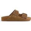 Colors of California Monocolor suede sandal TAN 39