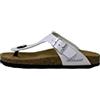 GRÜNLAND il benessere è naturale Grunland CC4015 Sara Ciabatta Sandalo in Sughero Naturale Donna (Bianco, numeric_36)