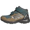 Adidas Unisex - Bambini e Ragazzi Terrex Skychaser Mid Gore-Tex Hiking Kids Shoes, Preloved Teal/Matte Silver/Cardboard, 38 EU