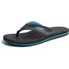 Reef Lo Squartatore, Infradito Uomo, Nero e Blu, 44 EU