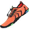 SAGUARO Scarpe da Scoglio Uomo Donna Scarpette Mare Scogli Asciugatura Rapida Scarpe Mare Antiscivolo, Arancio Brillante Gr.39