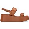 REFRESH - Sandali Donna Camel - Scarpe comode e versatili - Moda casual - Modello 17512001 (Misurare 37)