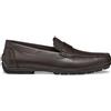 Geox U Moner W 2FIT D, Mocassino Uomo, Coffee, 39 EU