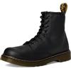 Dr. Martens Delaney Black Softy, Scarpe Brogue Stringate Unisex - Bambini, Nero, 34