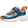 Geox Scarpe Sportive da Bambino PRO-Ran J65P7F,Blu Navy Arancione,A Strappo, Ergonomiche,Ammortizzate (Blu Navy Arancione, Sistema Taglie Calzature EU, Bambino Piccolo (2-5 Anni), Numero, Media, 27)