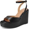 QUEEN HELENA Zeppe con Plateau Sandali Alti Donna ZM11048