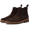 Clarks Clarkdale Easy Chelsea - Stivali da uomo, Camoscio marrone scuro., 41 EU