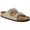 Birkenstock 051463 Arizona taupe, Suede Leather PIANELLE Uomo, Taupe EU 36