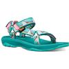Teva Hurricane Xlt2 - Sandali a Punta Aperta Unisex Bambini, Verde (Unicorn Waterfall Uwtr), 29/30 EU