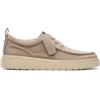 Clarks Polden Moc Mens Grey Canvas, 6