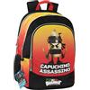 Franco Cosimo Panini BRAINROT - Zaino Scuola Organizzato Ufficiale Brainrot, Zaino per Ragazzi con Retro e Fondo Termoformati, Spallacci Imbottiti e Regolabili, Interno Foderato con Tasca Zip, 32x43hx23 cm