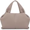 ACUYE Borsa Tote in Pelle da Donna, Borsa a Tracolla Y2K Hobo con Tracolla Regolabile in Ecopelle, Autunnale, 01-Grigio, 32cm