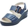 Melluso 019227Q Navy Sandali per Donna in Pelle con Triplo Stretch (Taglia 39)