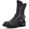 Cult CLW431100 Grace Black Stivali per Donna in Pelle con Lampo (Taglia 40)