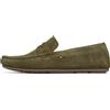 Tommy Hilfiger Mocassini in Pelle Scamosciata Uomo, Verde (Army Green), 42