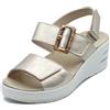 Melluso 019227Q Platino Sandali per Donna in Pelle con Triplo Stretch (Taglia 37)