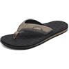 Reef Lo Squartatore, Infradito Uomo, Nero abbronzato, 46 EU
