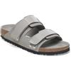Birkenstock, UJI, Ciabatte Sandali Moda, Pelle Nubuck (STONE COIN, Sistema Taglie Calzature EU, Adulto, Numero, Stretta, 39)