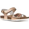 Geox J Adriel Girl C - Sandalo Bambina, Rose Gold,