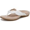 Vionic Sandali da donna Bella Braid Toe Post, bianco, 40 EU