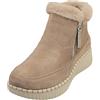 Skechers 168108 WILSHIRE FRESH ZIP RELAXED FIT scarpe donna scarponcino zip doposci memory foam 39