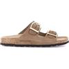 GRÜNLAND il benessere è naturale Grunland SARA CB2631 tortora ciabatte donna anatomiche pelle fibbie birk re-soft 39