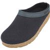 HAFLINGER Grizzly Torben zoccolo in feltro di pura lana Blu medio, taglia 40