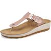 Fly Flot Ciabatta Donna Infradito in Tessuto con Fibbia Regolabile, Fodera Traspirante Air Flot E Sottopiede in Pelle