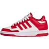 adidas Unisex - Bambini e Ragazzi Rapid Court Low Junior Shoes, Team Colleg Red/Cloud White/Ftwr White, 38 EU
