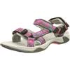 CMP KIDS HAMAL HIKING SANDAL, Sandalo Sportivo Unisex - Bambini e ragazzi, Purple Fluo-Ghiaccio, 32 EU