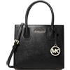 MICHAEL KORS MERCER MEDIUM MESSENGER TRACOLLA CARTELLA POLVERE, Nero, Medium