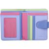 mywalit Portafoglio donna in pelle Medium Snap Wallet - 390-181 - viola