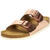 Birkenstock 952093 Arizona SFB metallic copper, Natural Leather PIANELLE Donna, Metallic copper EU 36