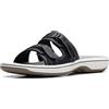 Clarks, Sandali da donna Breeze Piper Slide, nero, 40.5 EU