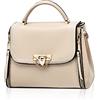 NICOLE & DORIS Nuova Borse a Mano da Donna Piccola Borsa a Tracolla Elegante Borse da Donna Borsa con Manico Superiore Firmate Borse in PU Pelle Borsa Crossbody Albicocca