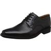 Clarks Tilden Plain Mens Black Leather, 10.5