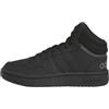 adidas Unisex - Bambini Hoops Mid Shoes, Core Black / Core Black / Grey Six, 31 EU