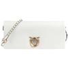 Pinko Donna Pochette 106022A0QO Pelle Bianco Taglia Unica