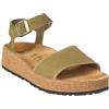Birkenstock Womens Glenda Sandal Khaki Canvas 39 N EU Women's 8-8.5 US