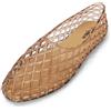 HEVA Sandali bassi da donna in tessuto mesh traspirante trasparente scarpe estive spiaggia gelatina balletto sandali