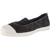 NATURAL WORLD - 103E - SCARPA IN TESSUTO CON GOMMA SULLA PUNTA 40/BLACK