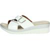Valleverde Sandali Donna 52100 Pelle Bianco o Beige o Nero