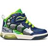 Geox J INEK Boy C - Scarpe da Ginnastica, Navy/Lime,