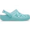 Crocs Classic Floral Cut Out Clog K, Zoccoli Unisex - Bambini e Ragazzi, Aquamarine, 32/33 EU