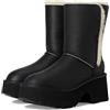 UGG Esmee Leather Boot, Stivali alla Moda Donna, Nero, 40 EU
