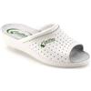 SANIFLEX 851-1 Certificato Medico Zoccoli Sabot Pantofole Scarpe di Pelle, Donna, Bianco, EU 37